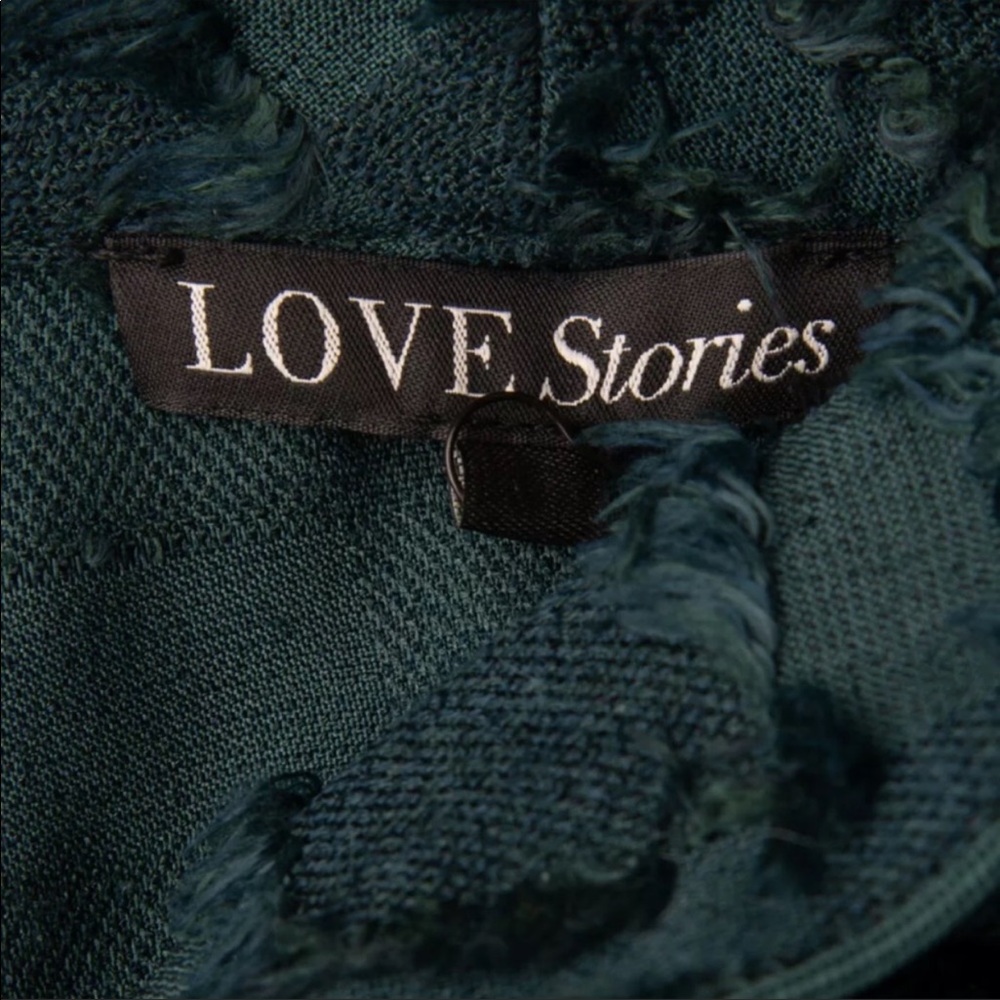 Love Stories Intimates Ritz Robe in Forest Green - Picture 5 of 9
